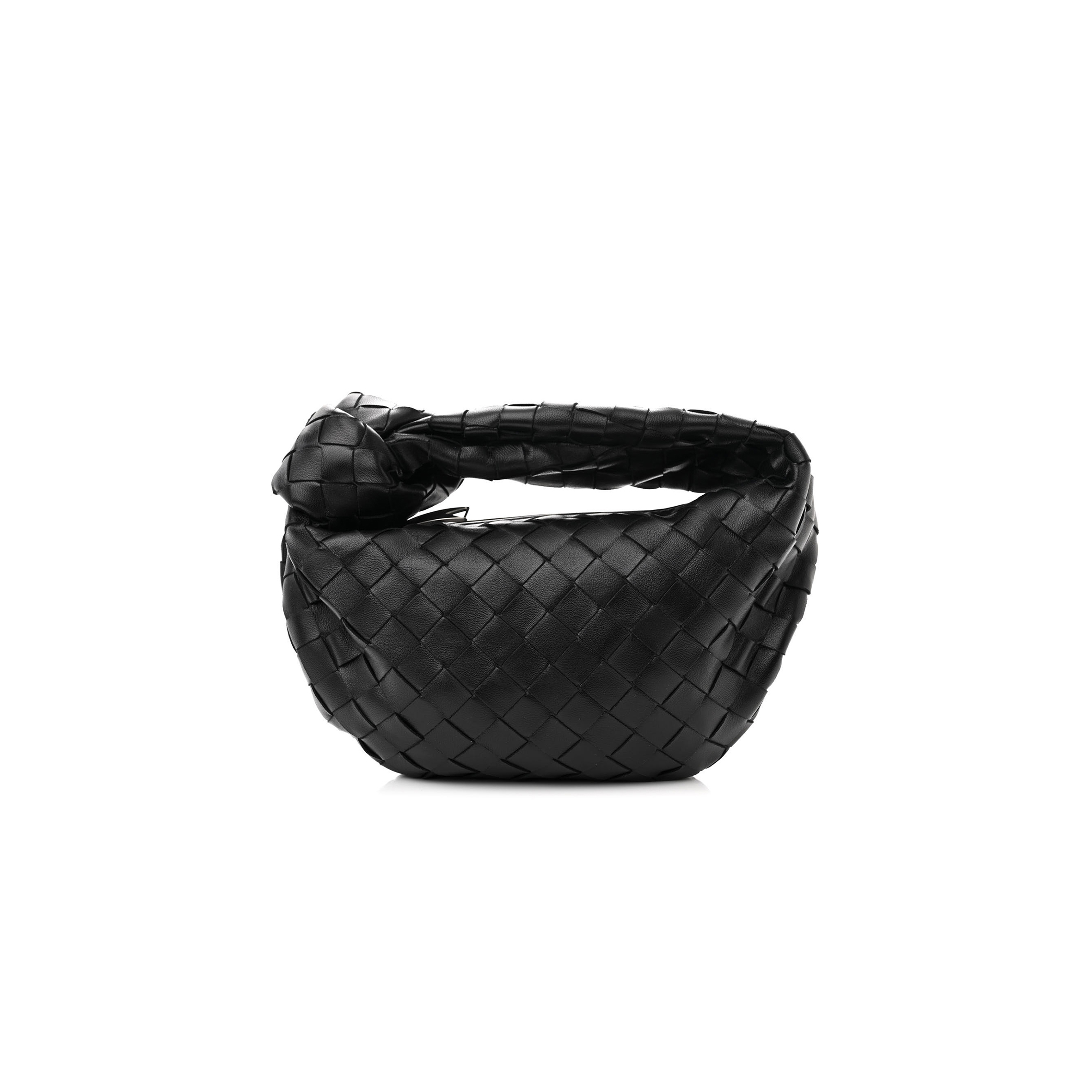 bo*te*ga Ve*ne*ta nappa intrecciato mini jodie black (21*14*3cm)